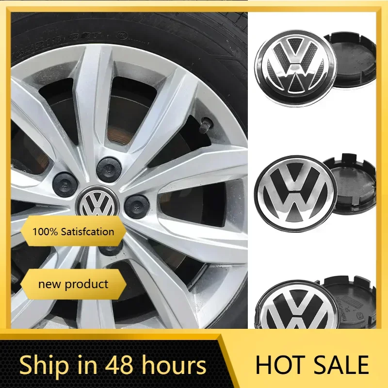 4pcs 55mm 65mm Car Wheel Center Caps Rim Hub Caps For Volkswagen VW Golf 4 5 6 Passat Jetta Beetle CC Bora Polo Touareg Tiguan