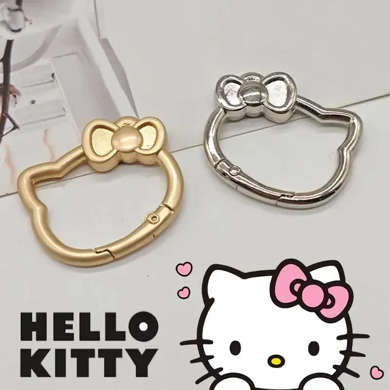 

Unusual Cat Spring Ring Keychain | 1/2/3PCS (DIY Jewelry Parts, Open Clip Keyring Accessories)