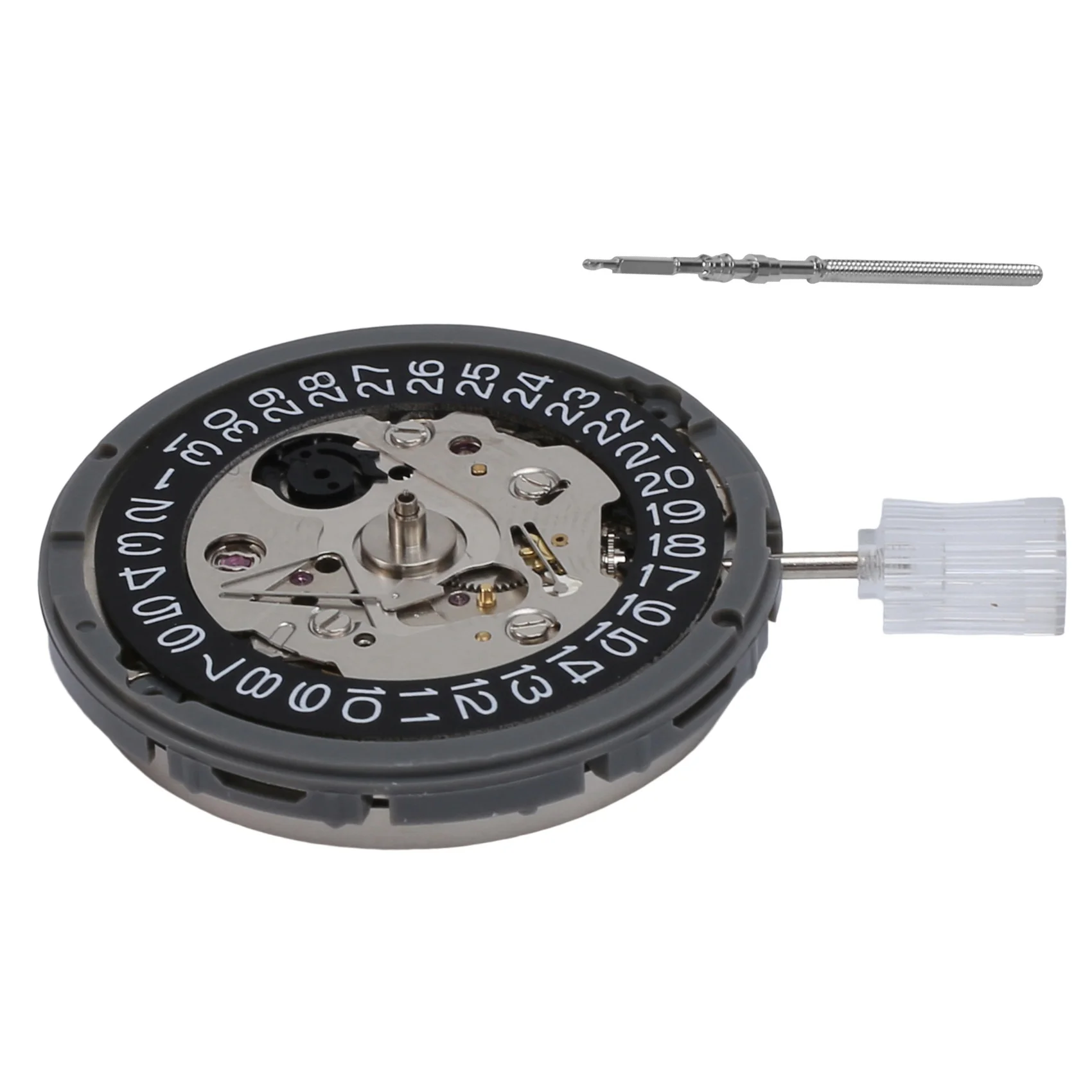 SLQZT Automatic Mechanical Movement NH35/NH35A Date At 4.2 Black Japan Clock Mechanism 24 Jewels Watch Parts
