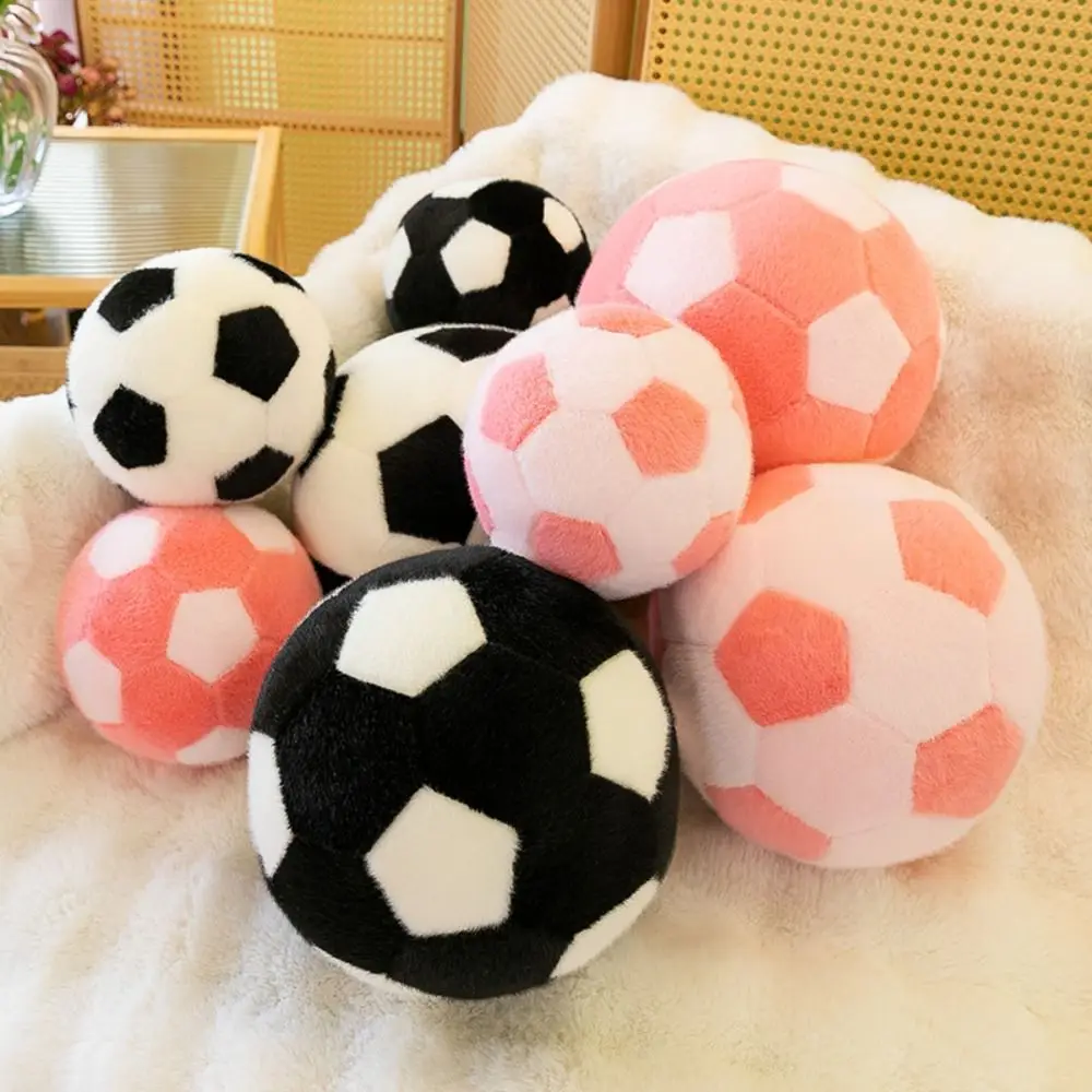 Room Decoration Ball Shape Soccer Ball Throw Pillow Stuffed Soft Football Plush Toy 18/25cm Ins Kids Playing Supplies