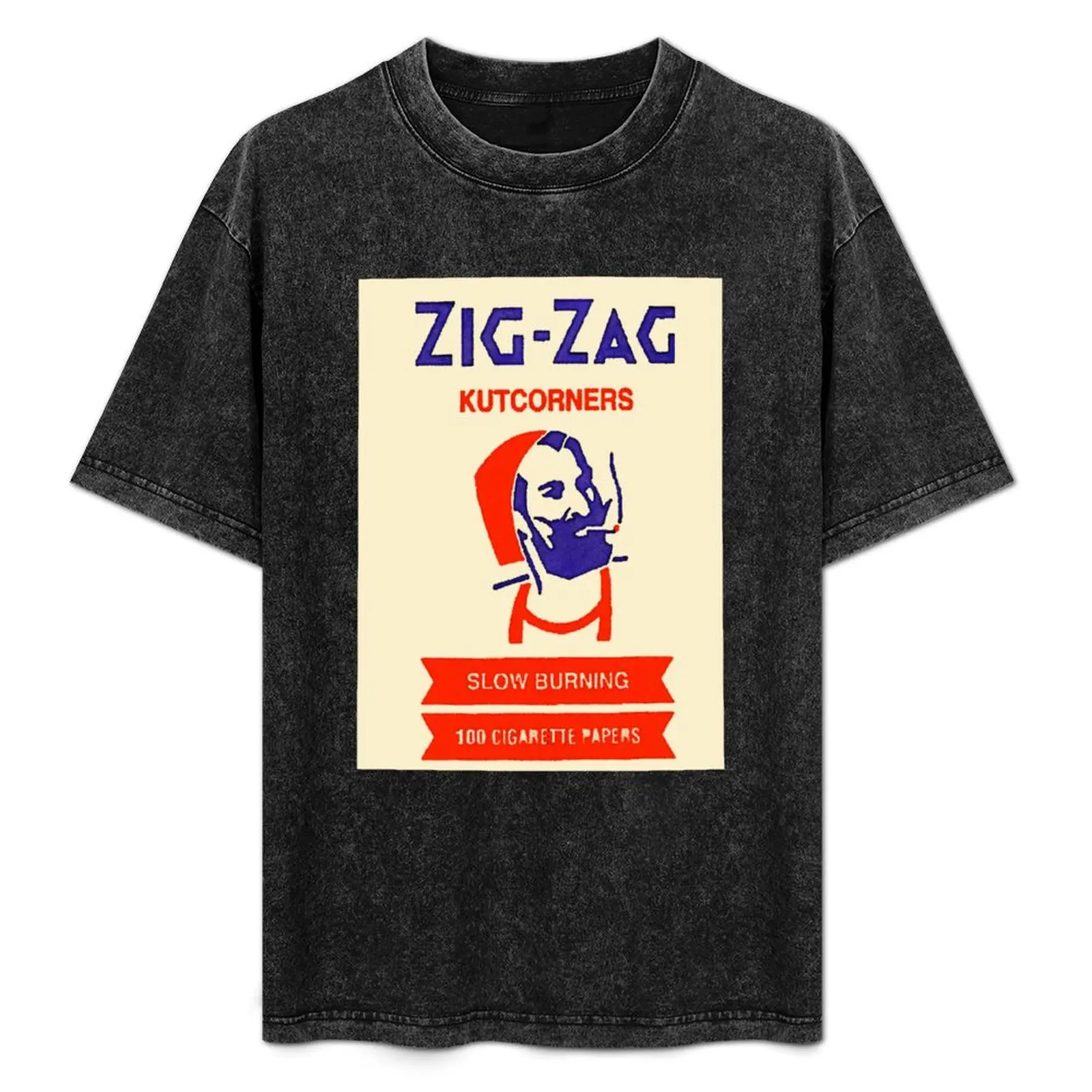 

Zig Zag - Rolling Papers T-Shirt Anti-Fade Casual Tee Shirt