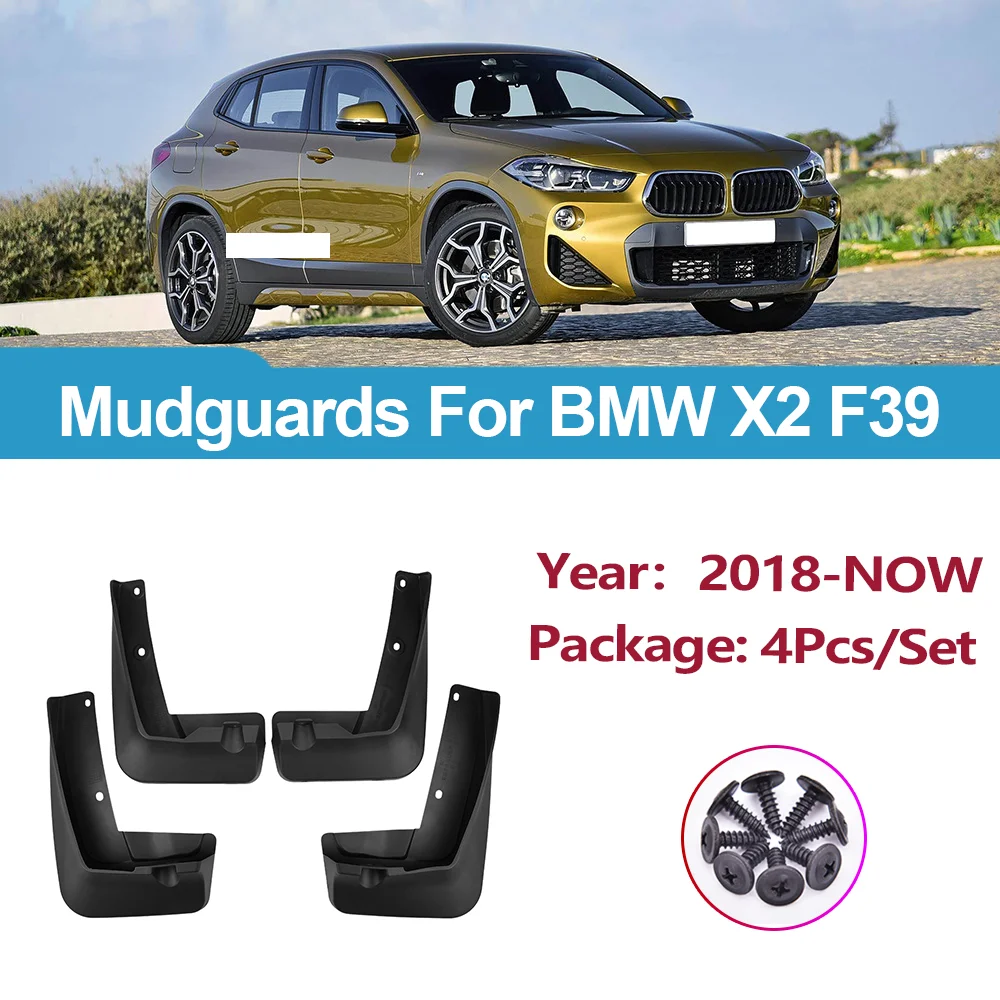 

For 2018-2024 models of BMW X2 F39 Mudguards Fender Mudflaps Front Rear Flares Splash Guards Cover Car Accessories