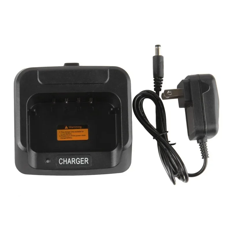 Leixen Desktop Charger Base & AC Plug Adapter for NOTE UV25D HAM Radio Walkie Talkie Charge Tray Power Supply Accessory