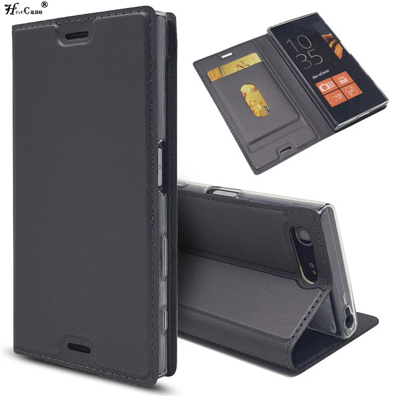 Magnetic Leather Case For Sony XA1 Plus XA2 XA3 Ultra Flip Book Case for Sony XZ3 XZ2 XZ Premium Xperia 10 5 1 IV III L4 Cover