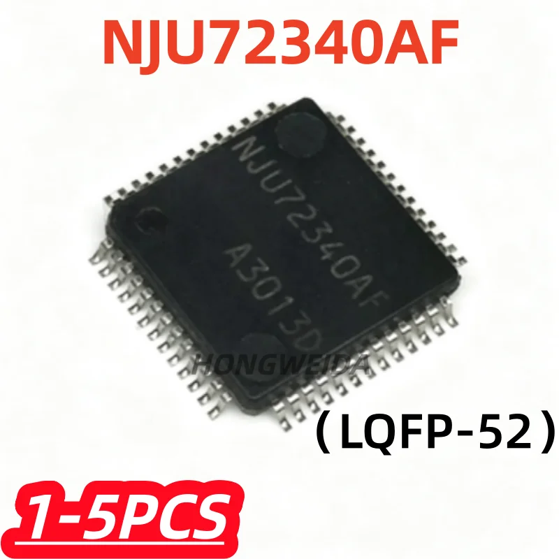 1-5Pcs/lot 100% New original NJU72340AF NJU72340AFH3 LQFP52 Chipset