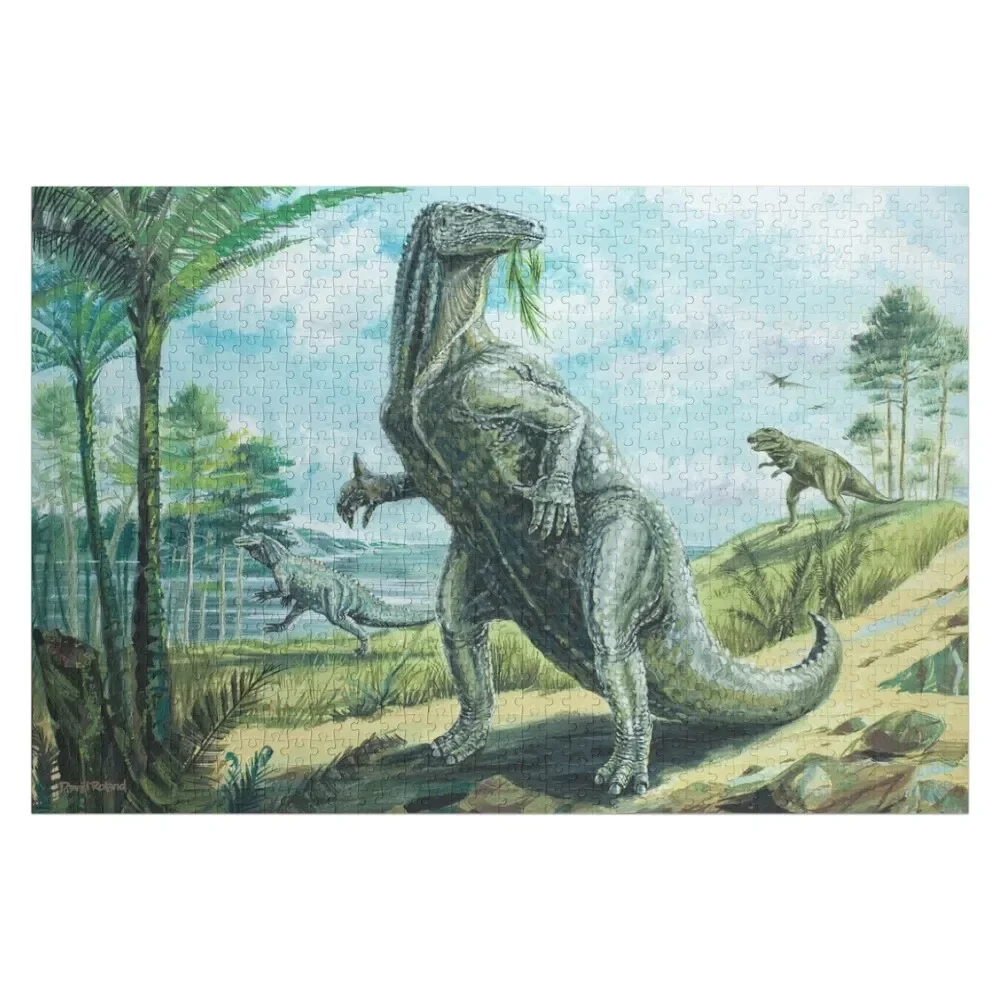 

Iguanodon Jigsaw Puzzle Custom Christmas Gifts Puzzle