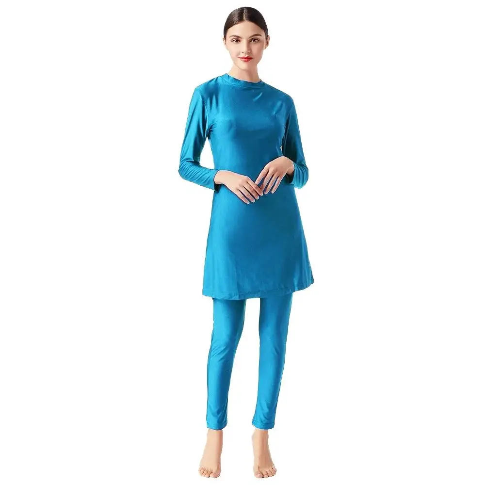 Women's Swimwear 3 Pieces Veiled Women Modest Muslim Swimwear Three-Piece Set for Women Burkini Muslim Swimwear 2022