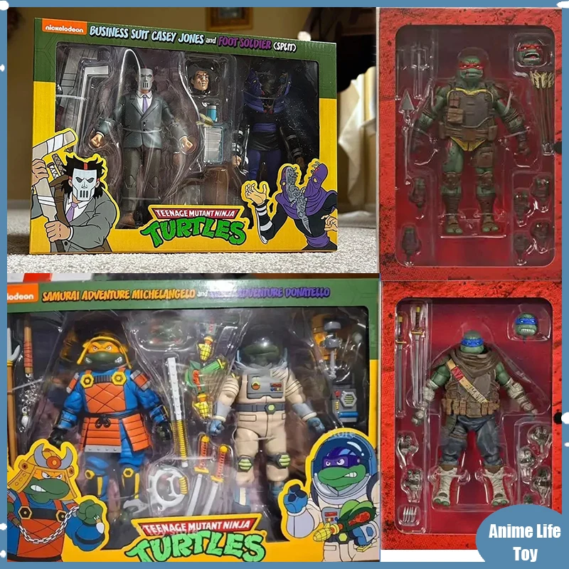 

In Stock Original Neca Tmnt Turtles Kirby Foot Ninja Baxter Stockman Elite Guard Raphael Leonardo Action Figure Statue Model Toy