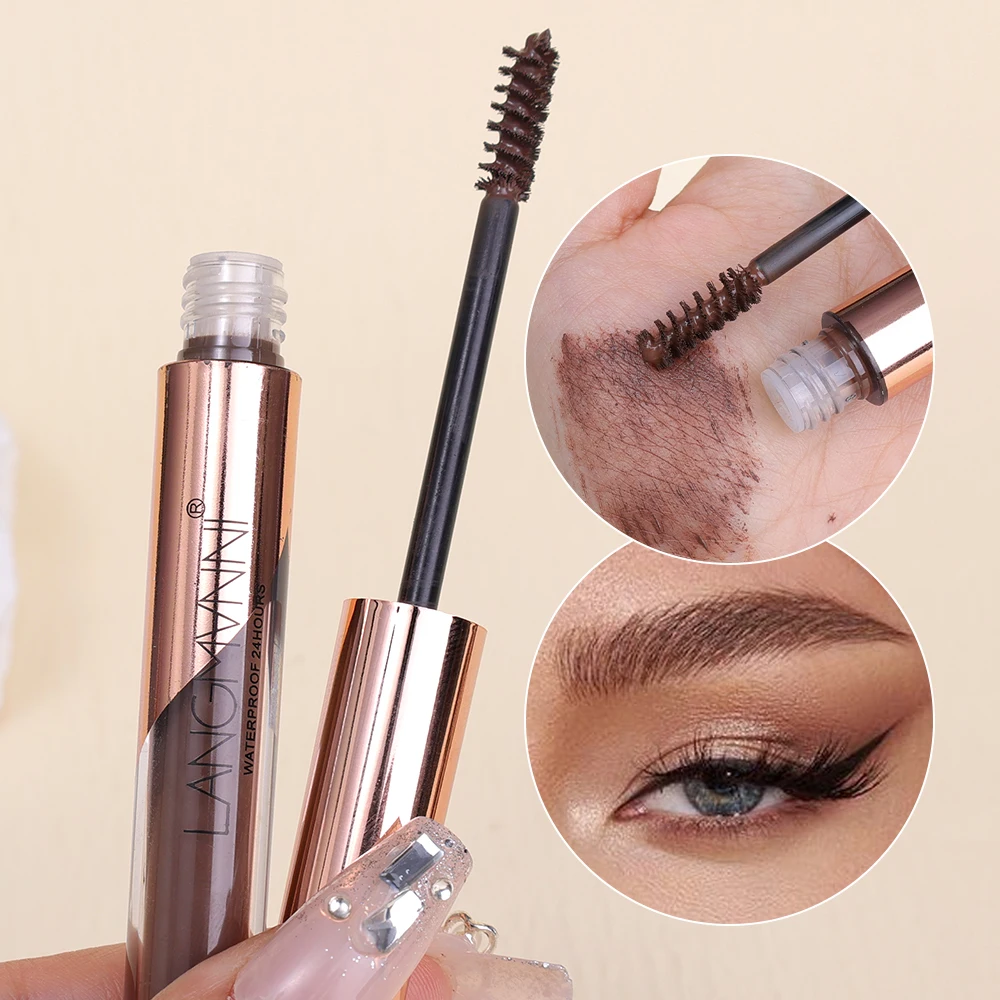 Professional Eyebrow Dye Coffee Black Brown Color Eyebrows Gel Waterproof Long Lasting Eyebrow Enhancers Tinted Mascara Makeup