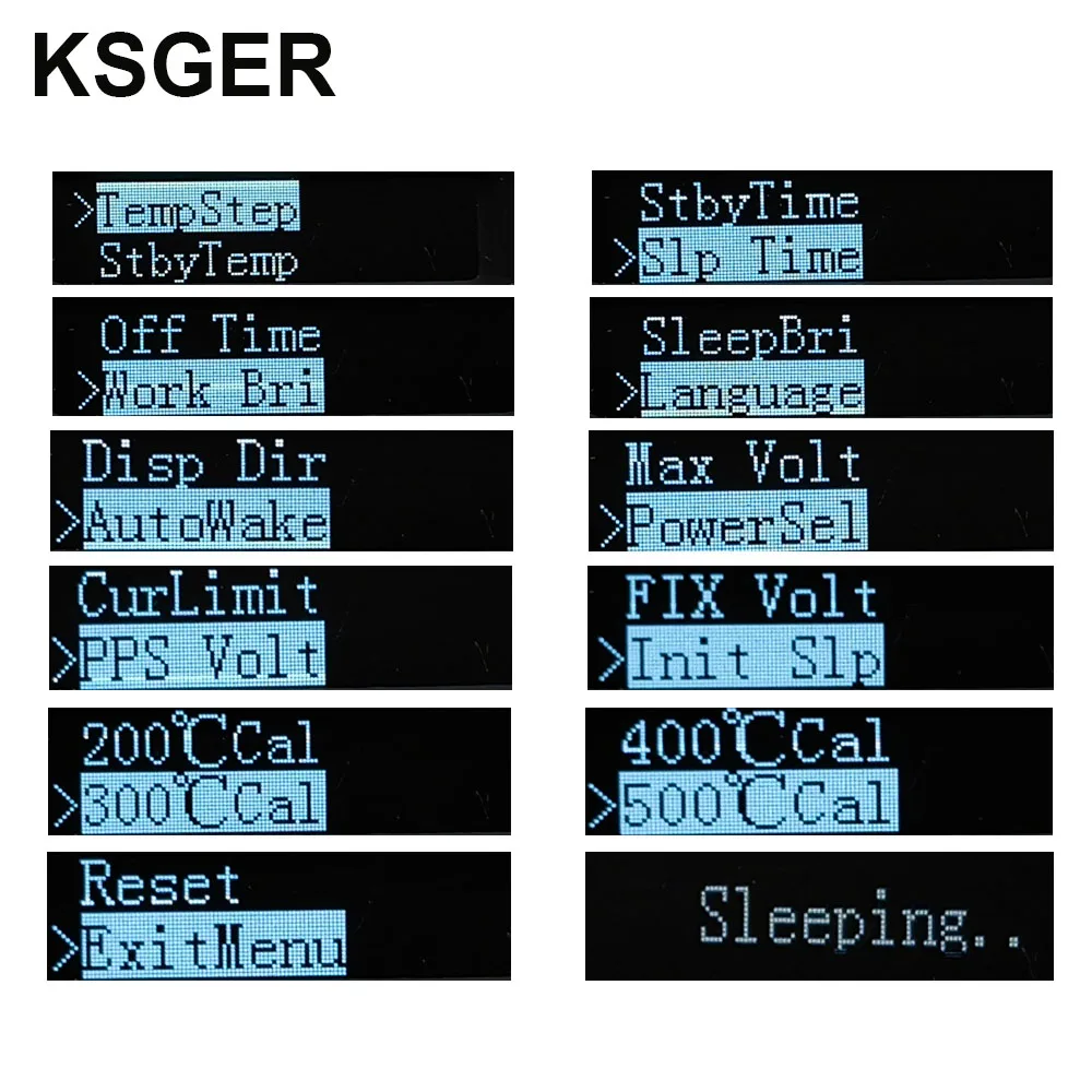 KSGER C210 Soldering Iron Station For JBC Tips TFT Screen DIY Electric Tools Auto-standby Sleep Tins Melting 70W