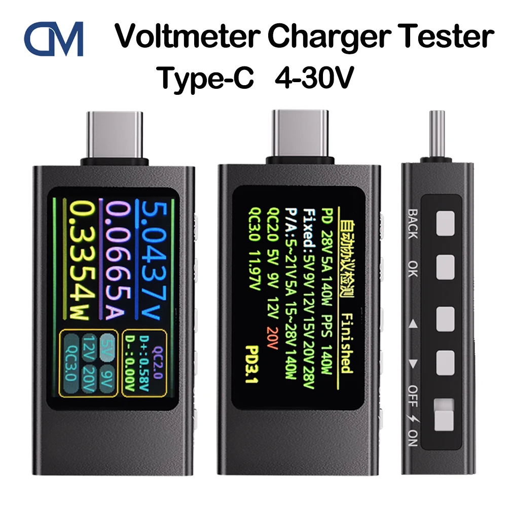 �y�Z�[�����zKWS-X1 Type-C �d���d�����j�^�[ DC 4-30V 0-12A �p���[���[�^�[�e�X�^�[ PD �o�b�e���[�e�ʃf�W�^�� LCD �f�B�X�v���C���[�^�[