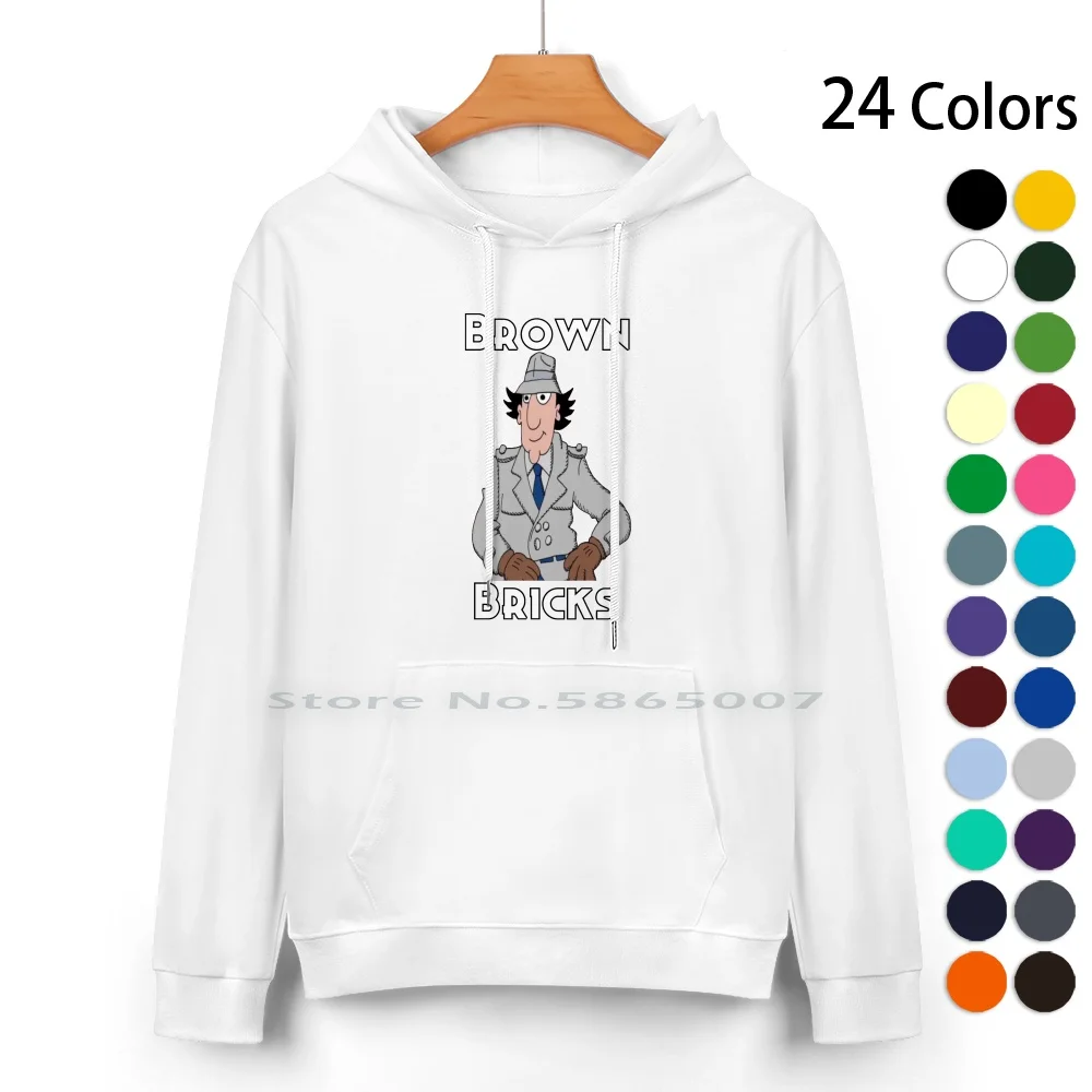 Inspector Gadget-Brown Bricks In Minecrap Pure Cotton Hoodie Sweater 24 Colors Meme Youtube Brown Bricks Inspector Gadget