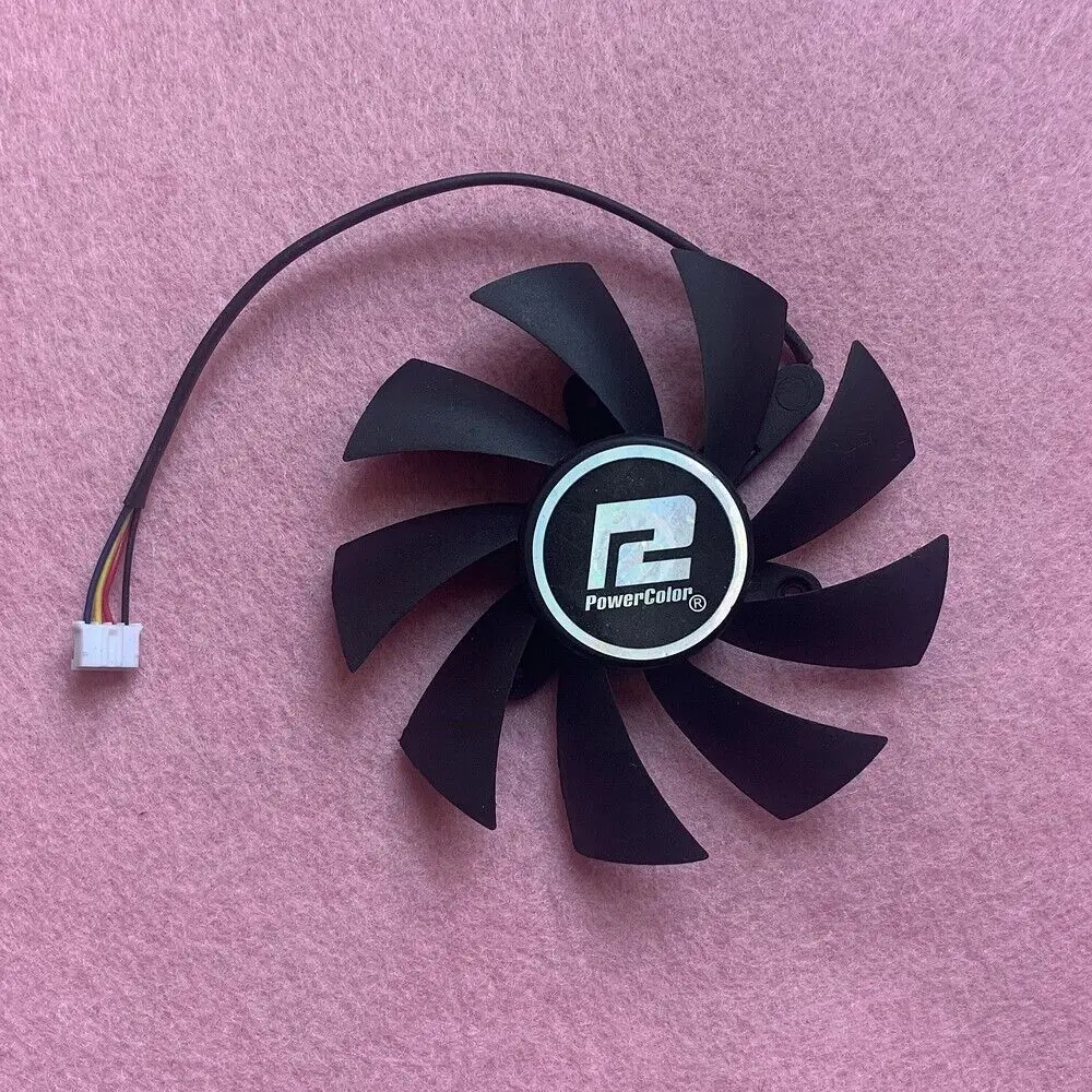 R294 PLA09215D12H 87mm Graphics / Video Card Fan Replacement 42mm 12V 0.55A 4Pin Connector for POWERCOLOR HD7800 HD7850 HD7870