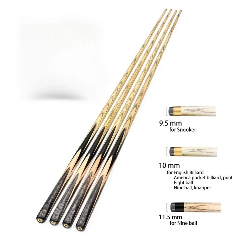 Omin Fantasy 3/4 Handmade Snooker Cue Brass Ash Wood Pool Game Snooker Cue Ebony Omin Pool Snooker & Billiard Cues