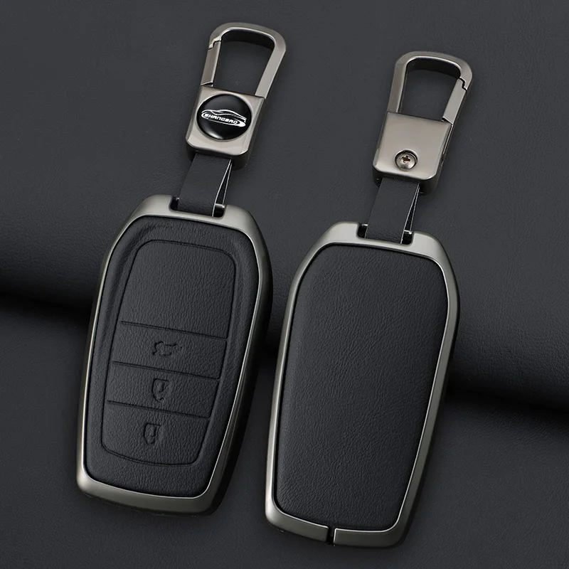 Car Remote Key Case Cover for Toyota GR RAV4 Crown Hilux Fortuner Corolla SE 2023 Camry Yaris Land Cruiser Prado Venza Accessory