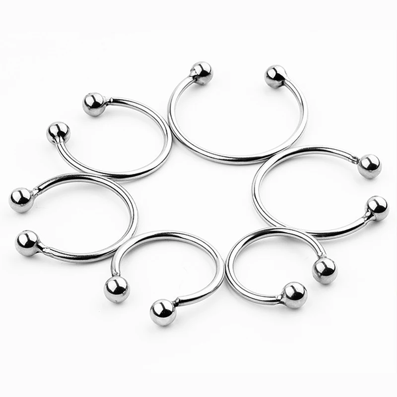 Estimulador de retraso de eyaculación de Metal para hombres, anillos de pene fetiche Bdsm, Bondage, anillo de erección de pene, juegos para adultos, Juguetes sexuales