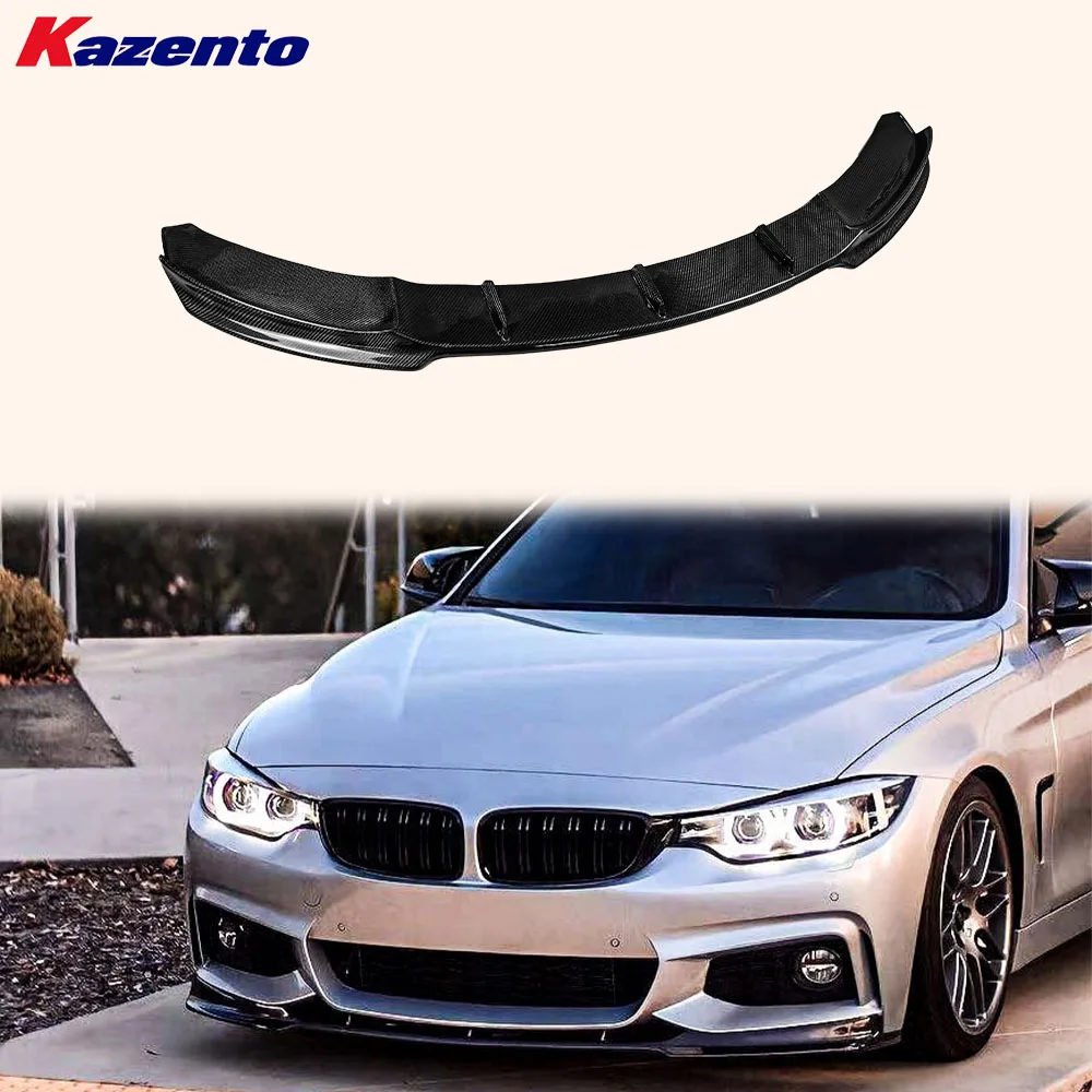 

For BMW 4 Series 2014-2020 F32 F33 F36 (MT Only) Carbon V Style Front Bumper Lip