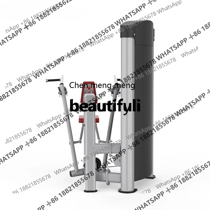 X  Seated back pull, seated rowing back pull trainer, back stretch series fitness equipment