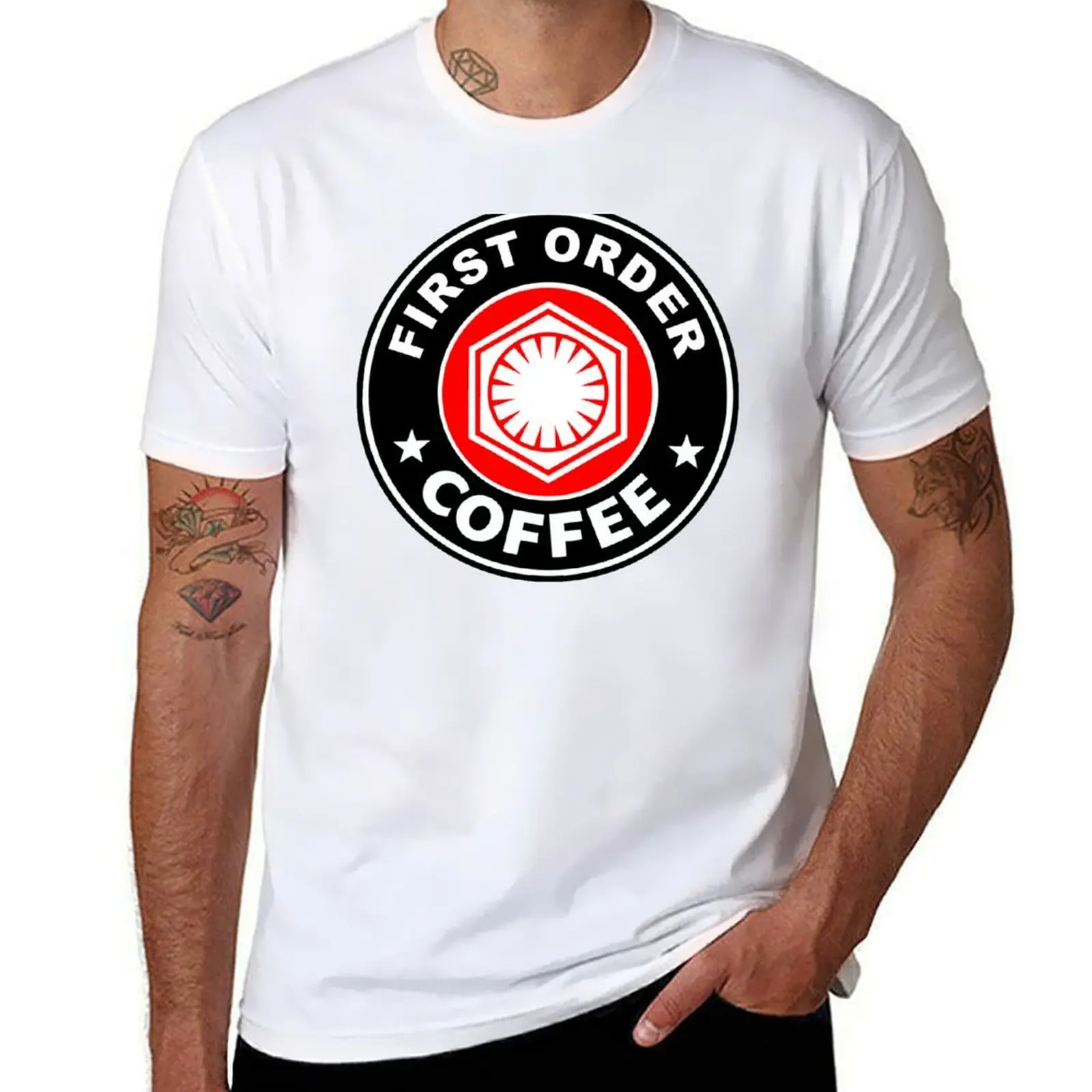 

First Order Coffee Red edition T-Shirt t shirt custom print cotton t shirts high quality T-Shirt