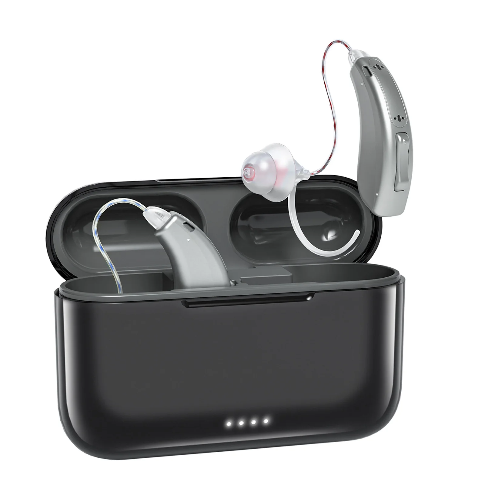 

Wireless Behind-the-Ear Digital Hearing Aid 16 Channels APP Fitting Model 5116RIC 300-500mA Battery For Elderly Severe Hearing