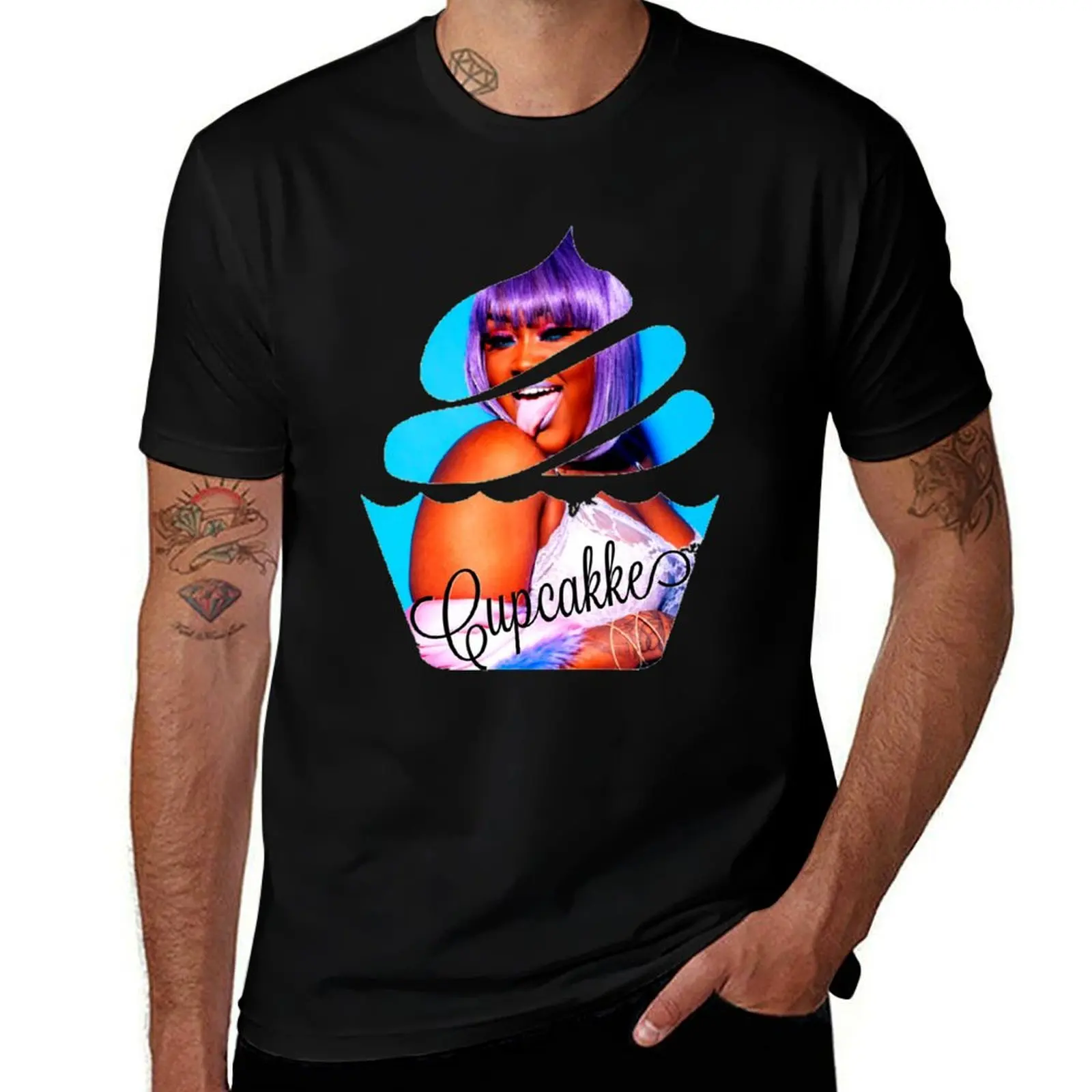 Cupcakke in a cupcake T-Shirt Work Wear Breathable Tee T-Shirt