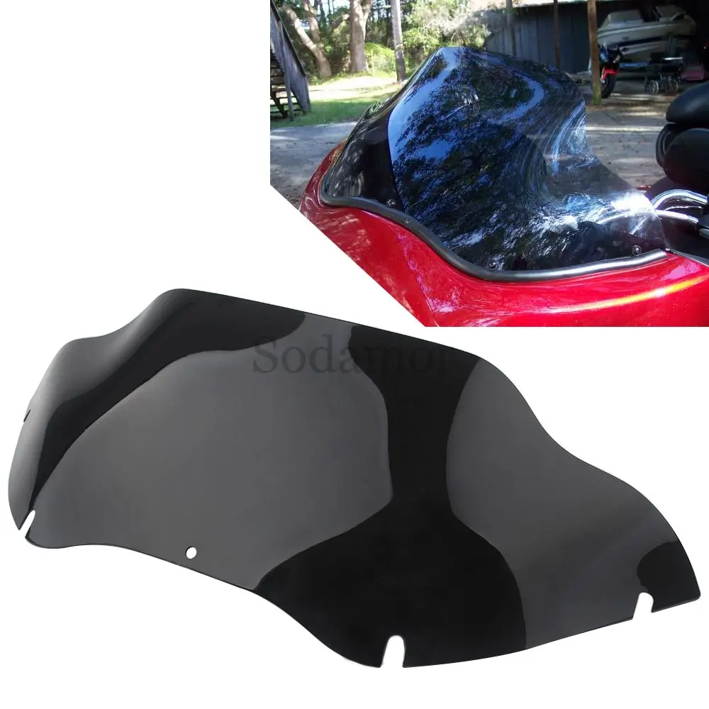 

9.5" Fairing Windscreen Windshield Wind Deflector Cover for Harley Touring Road Glide EFI CVO Custom FLTR FLTRX 1998-2013