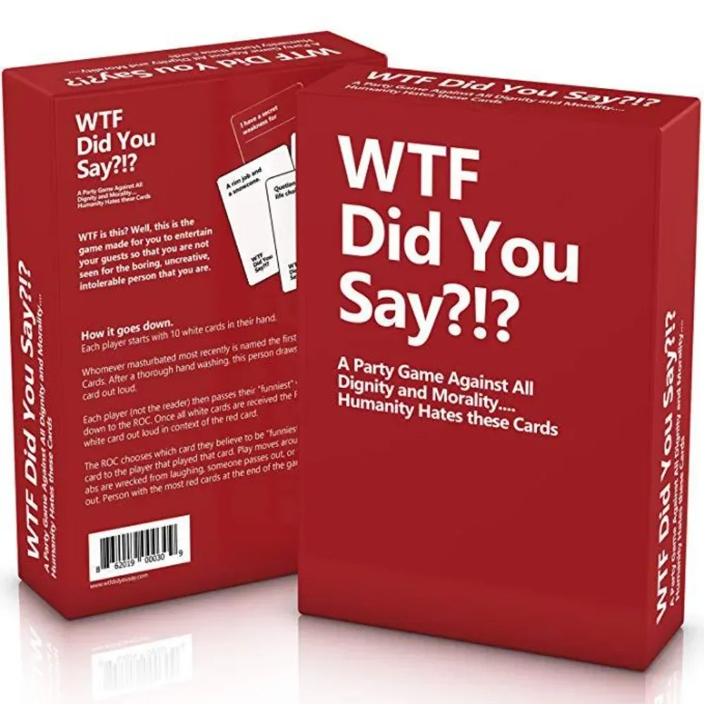 WTF Did You Say?!? A Party Game Against All Dignity and Morality AU STOCK Board game