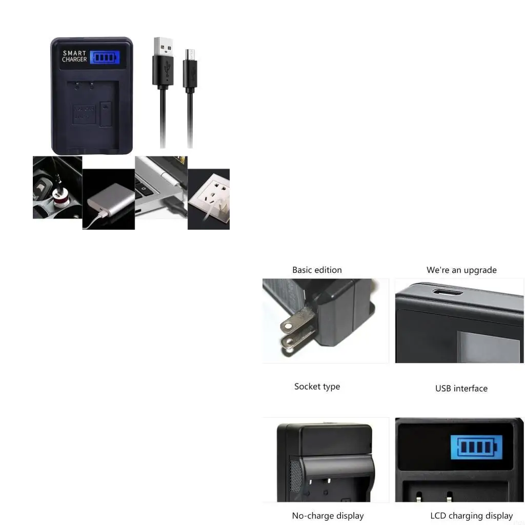 Compact USB for EOS T6i 750D 800D LCD Screen, for Travel 193A