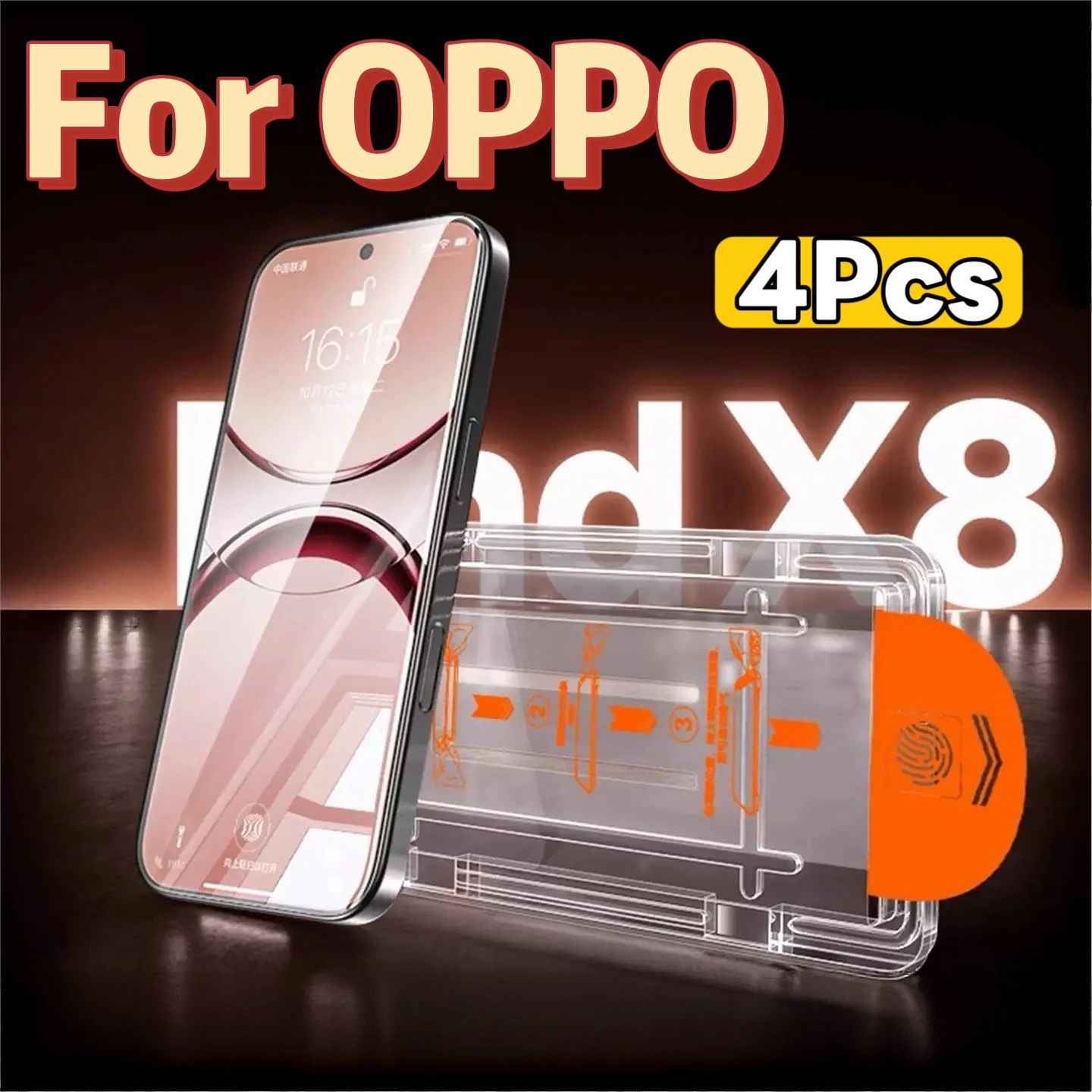 

4Pcs HD Tempered Glass Screen Protector for OPPO Find Series