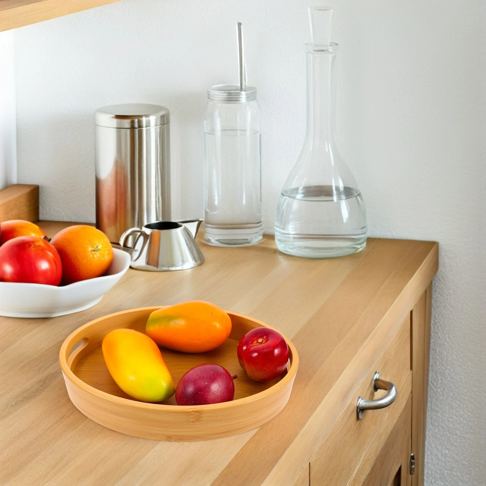 Wooden Pallet Home Decor Solid Tray Plate Oval Rectangular Walnut Phoebe Bread for Serving