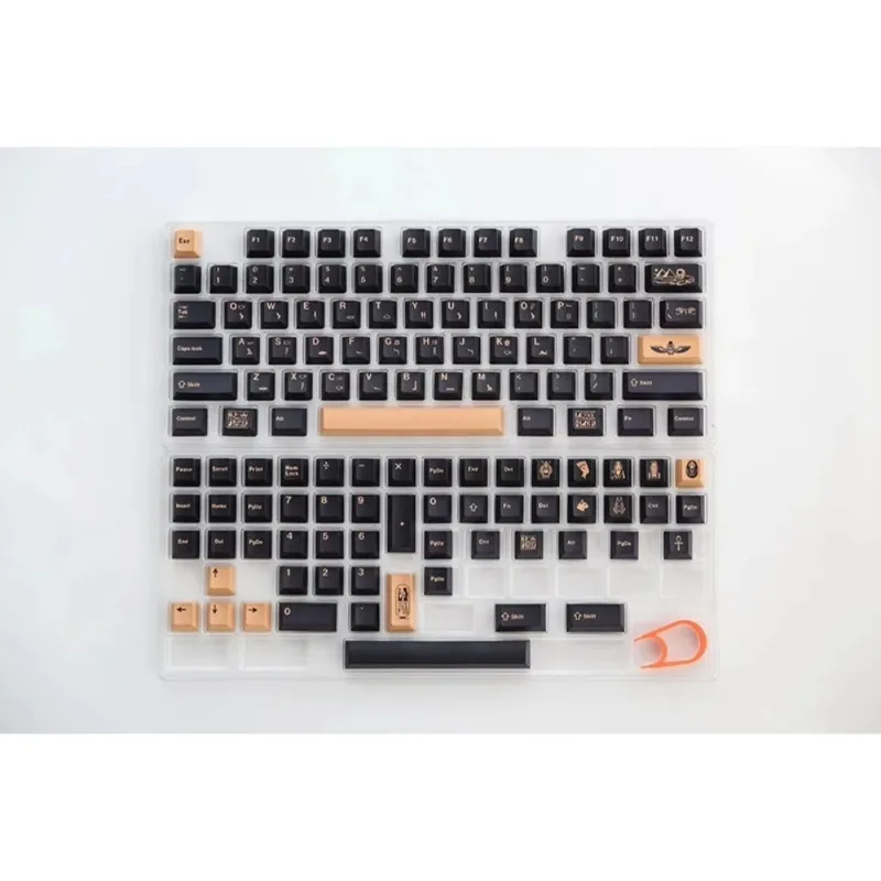 

GMK PBT Original Profile Keycaps 129 Keys Full Five-sided Thermal Sublimation Mechanical Keyboard Customized Caps Parts DIY