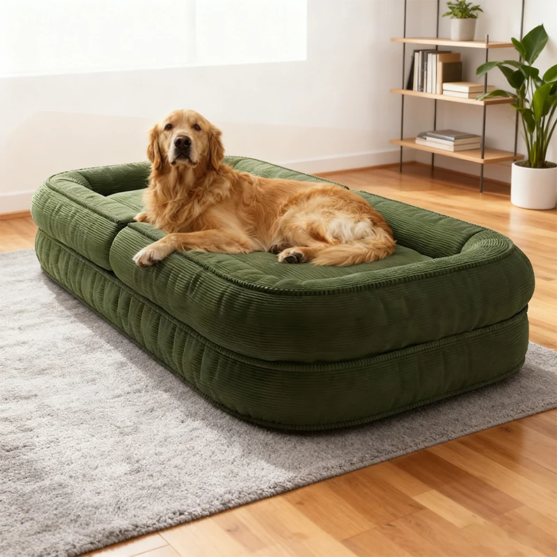 

Soft Sponge Plush Extra Large Luxury Orthopedic Foam Pet Bed Human Dog Bed