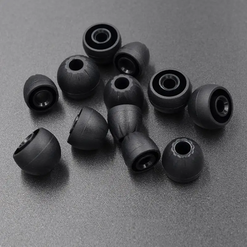 3Pairs In-Ear Earcaps For KZ Earphones Silicone Covers Cap Silicone Replacement Earplug Ear Plugs Earplug Ear Pads L M S Eartips