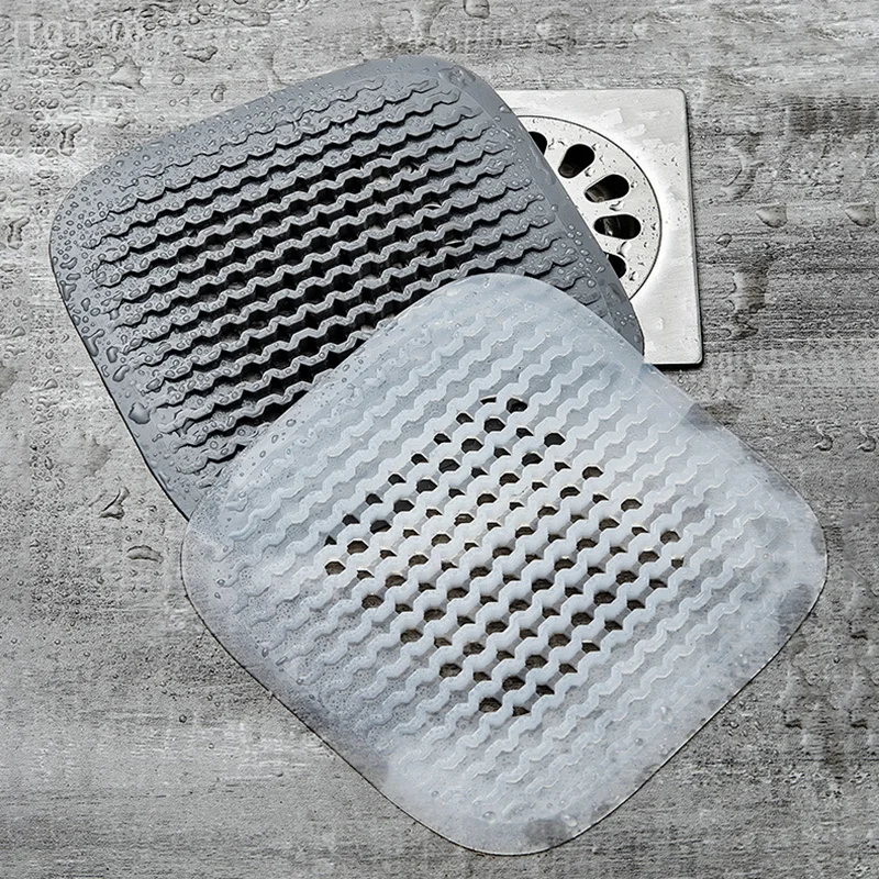 Raccoglitore del filtro per capelli in silicone per scarico – Tappo del filtro per lavello della cucina, doccia, vasca da bagno, forniture ideali per il bagno【No】