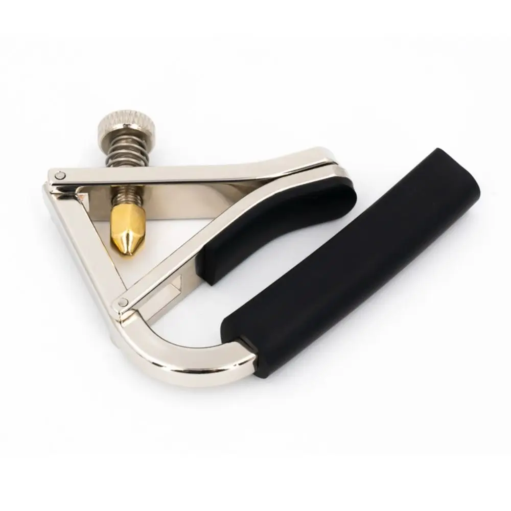 Pin Puller Design Guitar Capo with Silicone Pad Tone Adjust Guitar Tuning Clip Classic Universal Guitar Quick Change Clamp