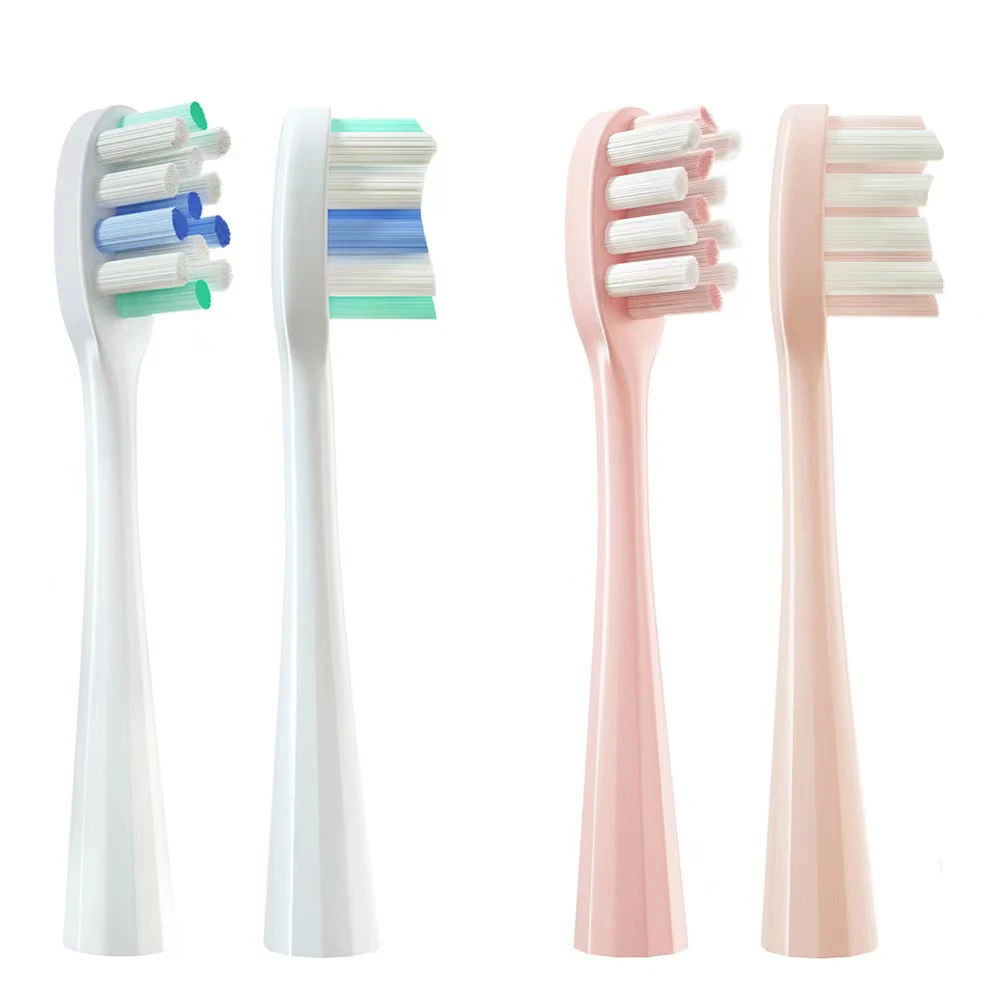 4PCS For Usmile Replacement Toothbrush Heads Y1/Y3/U1/U2/U3 Green Smart Electric Tooth Clean Brush Heads Replace Nozzles