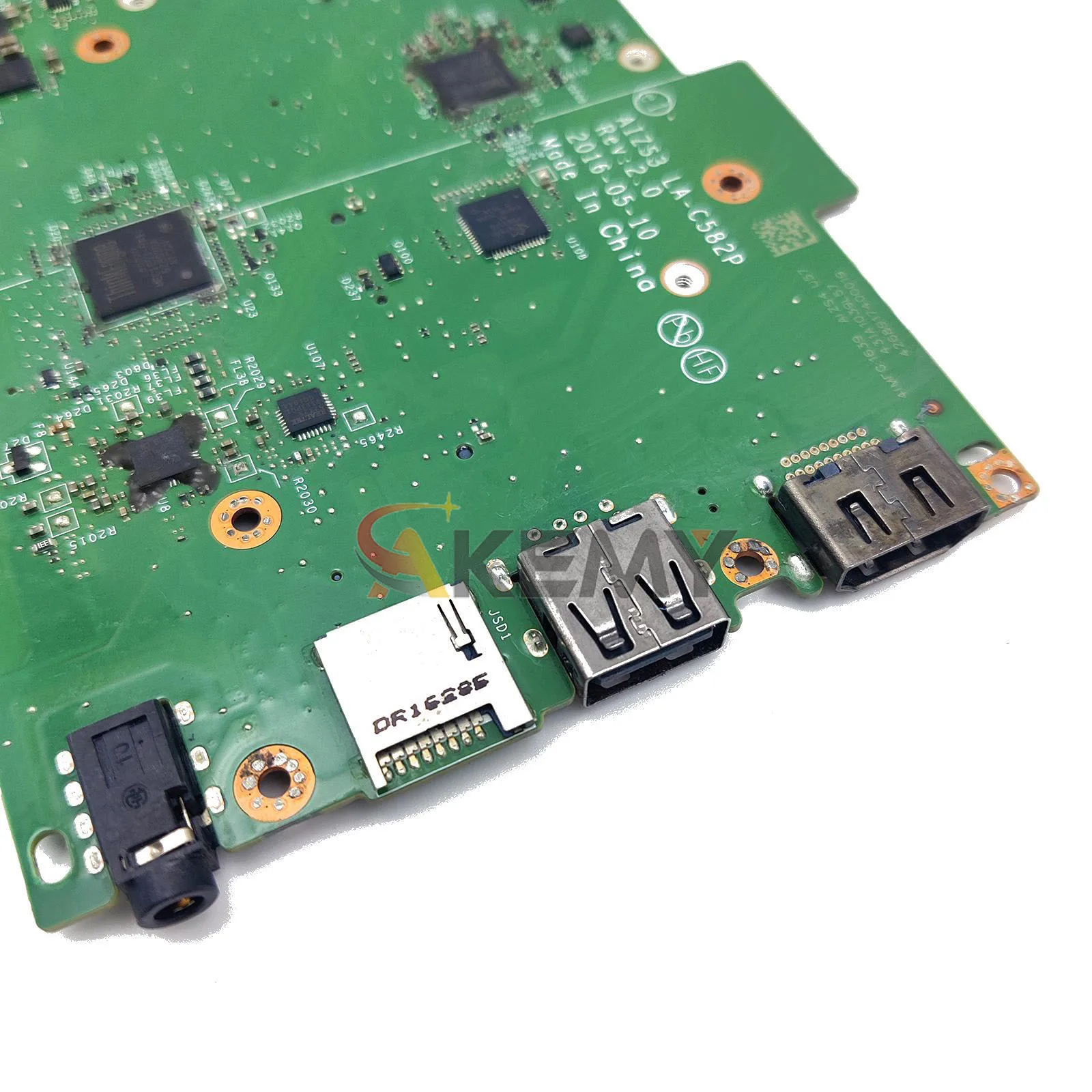 Scheda madre del computer portatile LA-C582P per Lenovo Yoga 260 con i5 i7 6a generazione 8 GB di RAM completamente testata al 100%