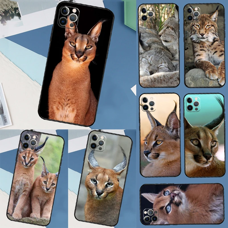 Funda para Honor Magic 8 7 6 5 Pro con diseño de Caracal y Lince Africano, para Honor Win RT 400 200 X9d X9c X9b X9a X8c X8b 70 90 Lite