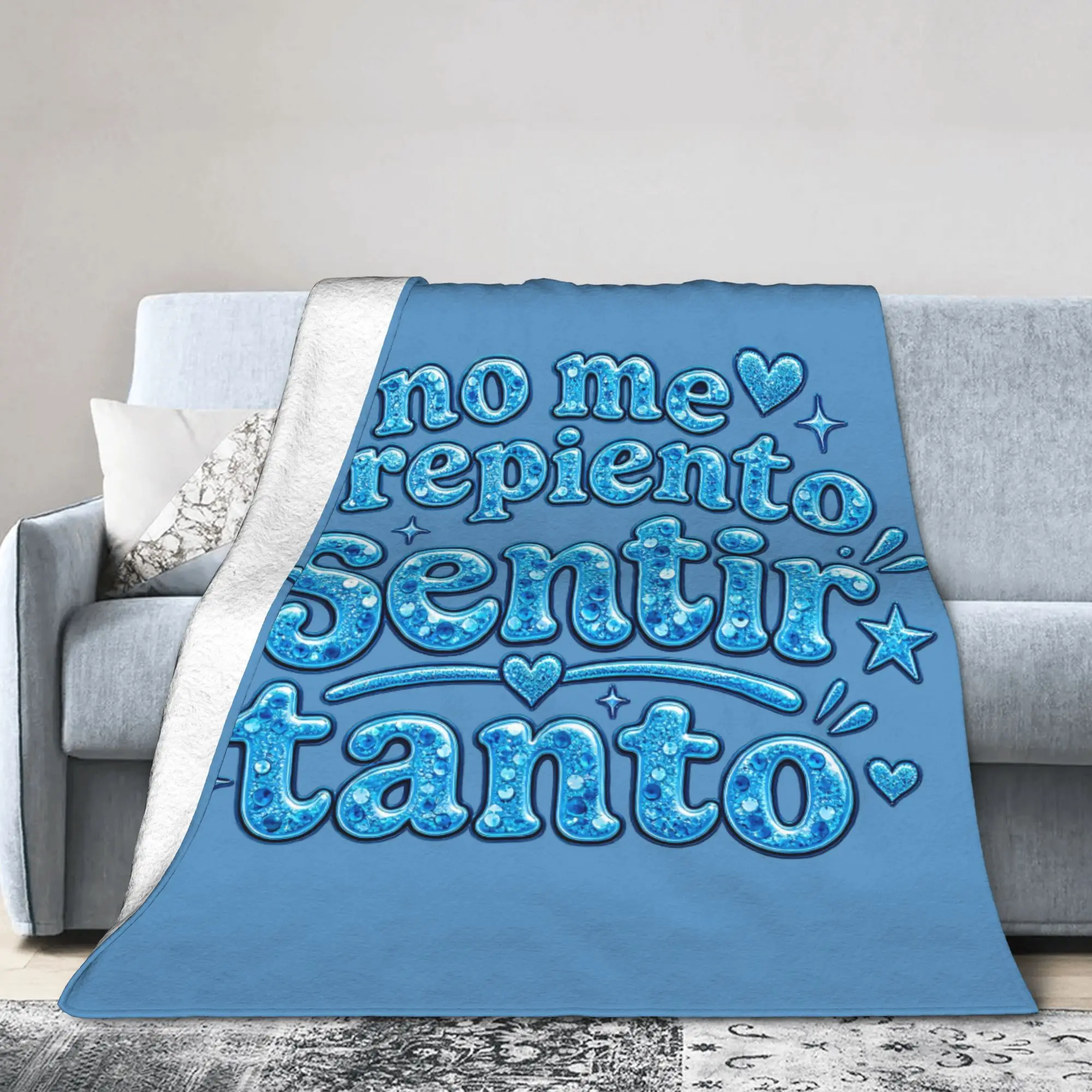 Comfort No Me Arrepiento De Sentir Tanto Karols G NMADST  Blanket Merch Sofa Decorative  Throws And Blankets Soft Velvet