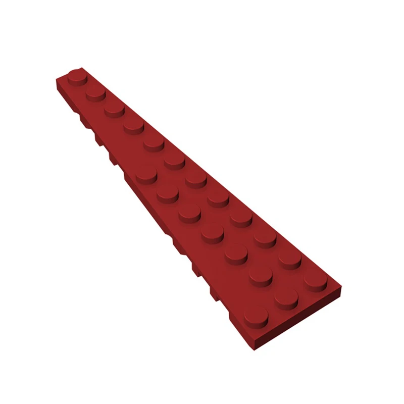 Gobricks 10PCS 47397 Wedge Plate 12 x 3 LeftBuilding Blocks Parts  MOC DIY Education Build Educational Toys  Brick For Children