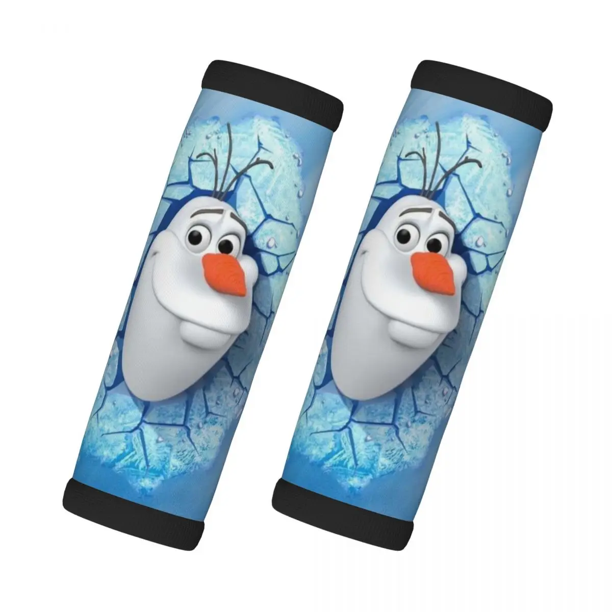 

Пользовательские обои Olaf, 2 шт., ручка для багажа, идентификатор чемодана, забавная ручка для замороженной ручки, неопреновая ручка для двери багажа