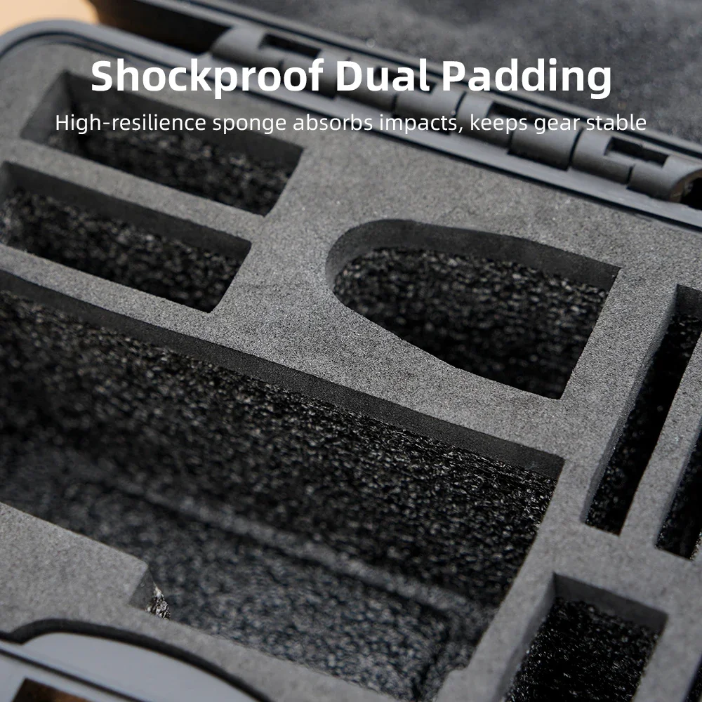 BRDRC Waterproof Hard Case For DJI Action 6/5 Pro/Osmo Action 4 3 Box Portable Travel Storage Bag Camera Accessories