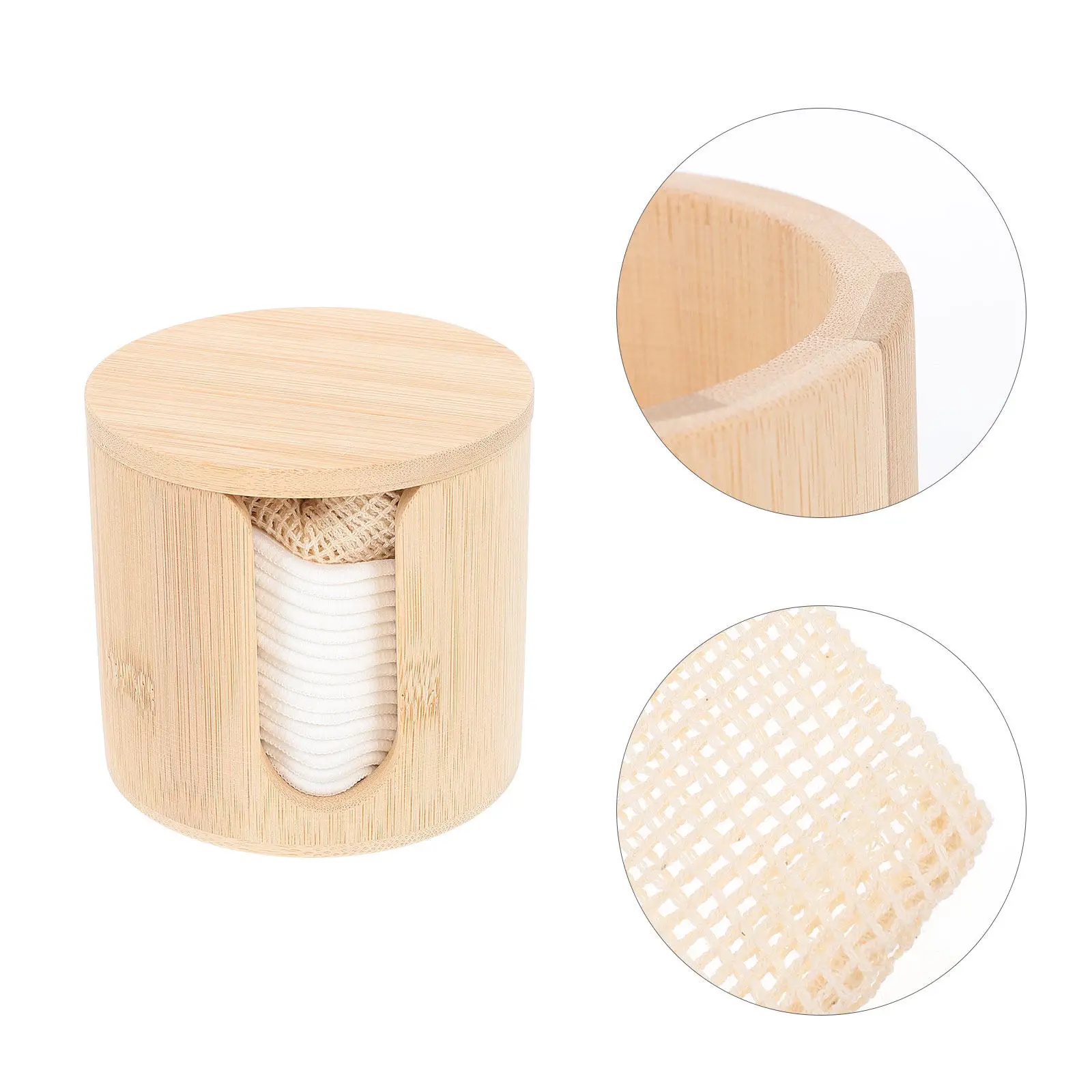 

1Set Premium Reusable Face Cleaning Puff for Sensitive Skin Gentle Makeup Removal Facial Cleansing Tool Soft Rounded Design