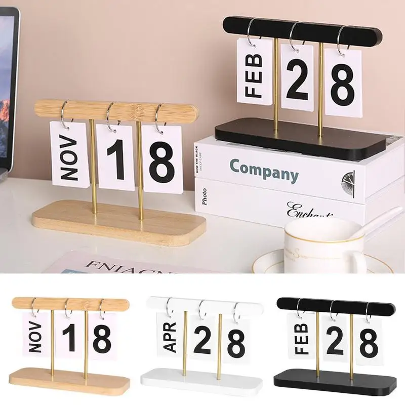 

Perpetual Calendar Turn Over Chart Perpetual Calendar Creative Large Display Home Decoration Desk Calendar Reusable Calendar For