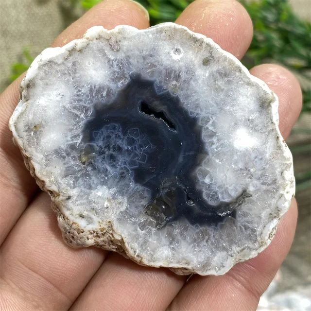 Argentina Black Agate Natural Stone Crystal Quartz  Slab Minerals Meditation Wichcraft Wicca Ornaments Home Decoration Room 2