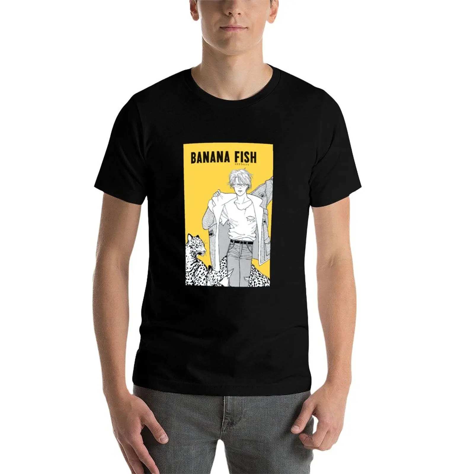 Banana fish - Ash Lynx T-Shirt Soft Lightweight Cotton T-Shirt view 4