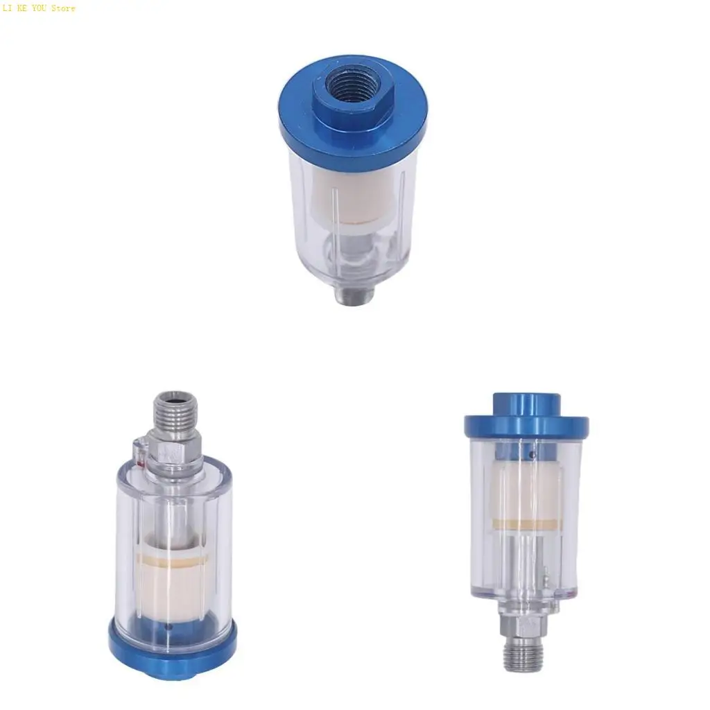 

W3JE Фильтры-ловушки для воды Водоотделители масла с резьбой 1/4 дюйма для HVLP LVLP Воздушные распылители краски Замена для