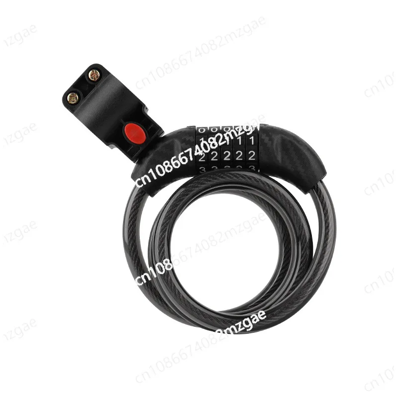 Electric car lock Mountain bike lock Five-digit combination lock Portable