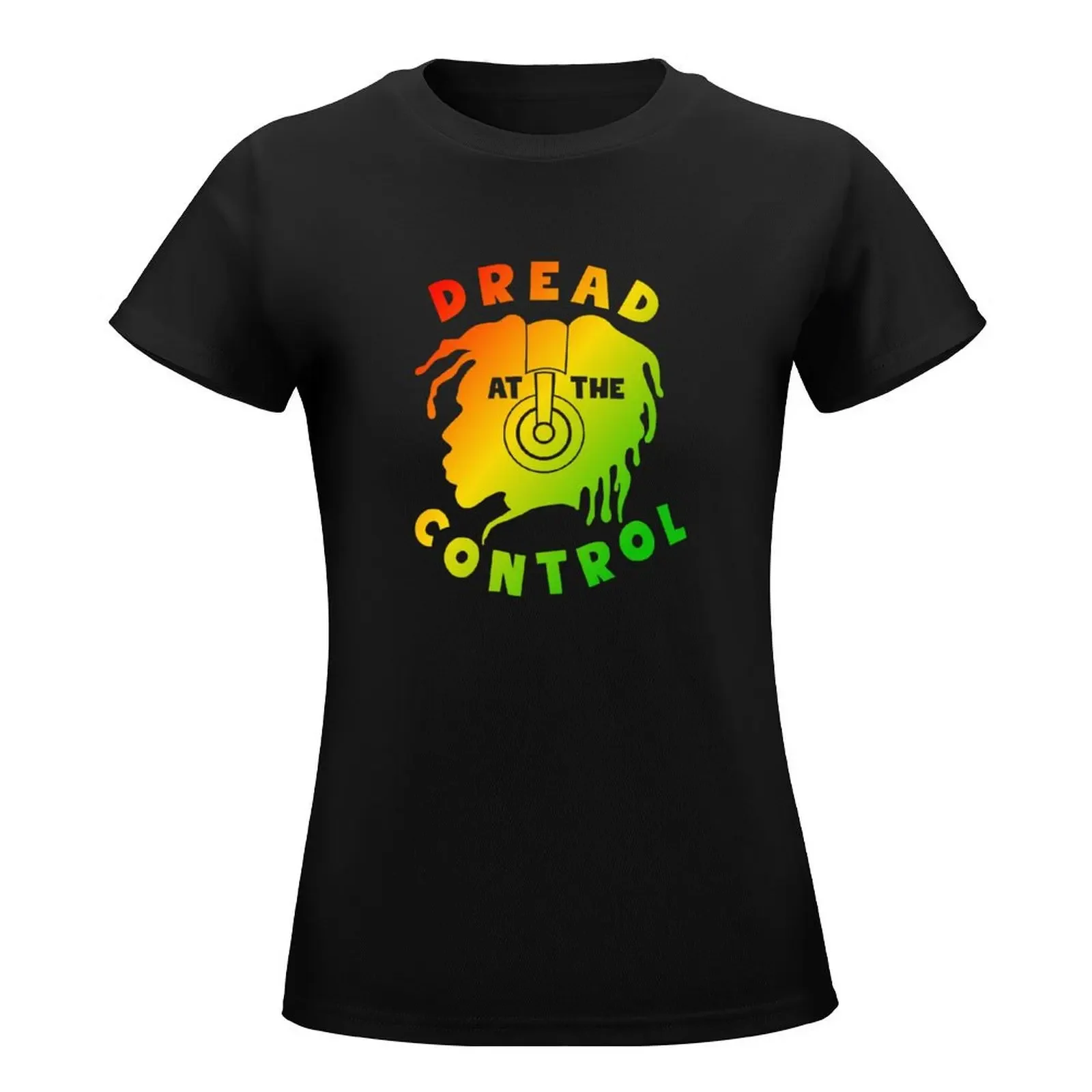 Mikey Dread Shirt Dread at the Controls JAMAICA T-Shirt Female clothing cute clothes oversized new edition t shirts for Women