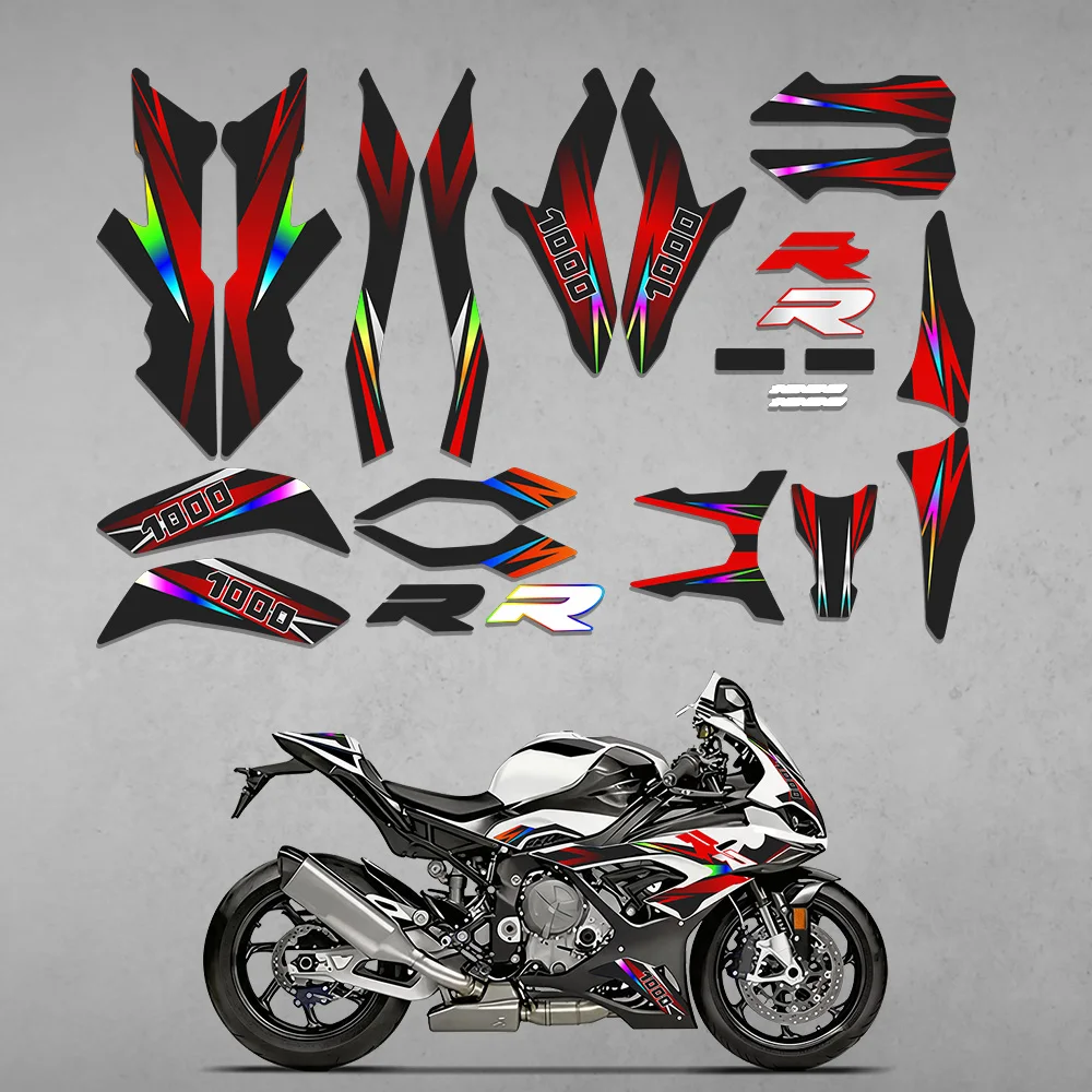 Motorcycle Full Graphic Kit Stickers Protector Fuel Tank Decals Fit For S1000RR S 1000 RR M1000RR 2019 2020 2021 2022